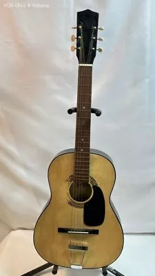 Vintage Kay G101 Acoustic Guitar W/ Hard Case 36  PROJECT PIECE ? • $14.99