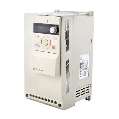 3.7KW VFD 5HP 15.2A Single/Three Phase 220V Variable Frequency Drive CNC • £126.96