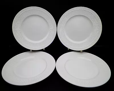 Mikasa Italian Countryside Salad Plates DD900 8-1/2  Set Of 4 Stoneware White • $29.79