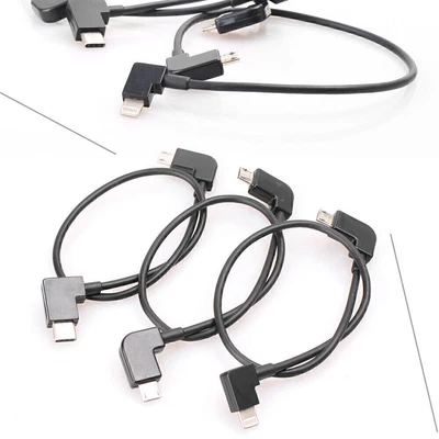 $12.55 • Buy 90° IOS Micro Type C USB Cable OTG For DJI Spark/Mavic Pro IPhone Android