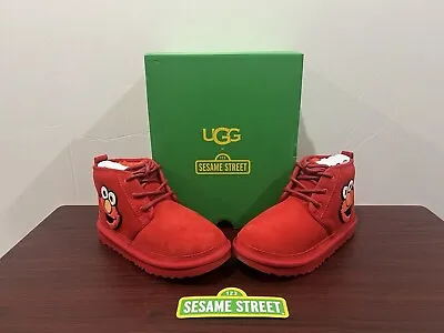 UGG X Sesame Street Neumel (Elmo). Brand New. Little Kids Size: 2y & 3y. • $75.99