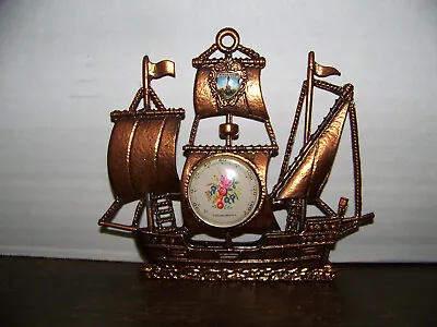 Rare Vintage Thermometer Souvenir Metal Ship Water Tower Chicago IL • $15
