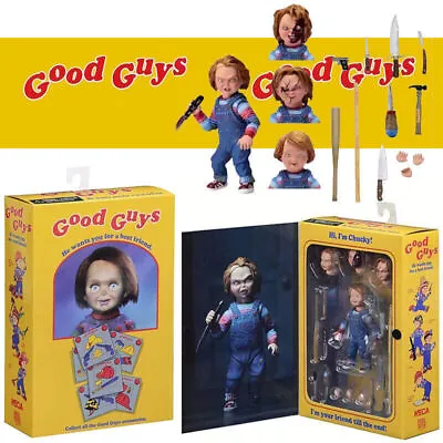 NECA - Chucky Good Guy Doll Child's Play Ultimate 4  Action Figure Doll Toy NEW • $41.24