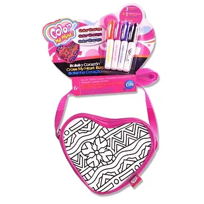 Colour Me Mine Cross My Heart Bag • £7.99