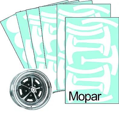  67-76 Dodge / Plymouth Magnum 500 Wheel Paint Mask Stencils • $10.45