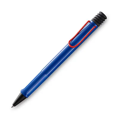 Lamy Safari Ballpoint Pen In Blue With Red Clip 2022 Special Edition - NEW • $20.95