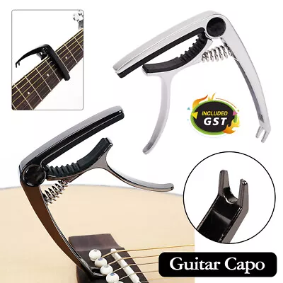 Alloy Guitar Capo Quick Change Release Trigger Clamp For Guitar Ukulele Bass • $5.12