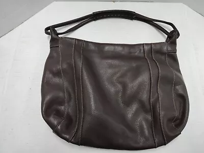 J.Jill Brown Genuine Leather Soft Shoulder Bag • $10
