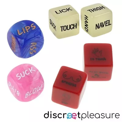 6 X Adult Love Dice Sex Position Foreplay Game Novelty Toy Couple Gift Glow Up • £6.29