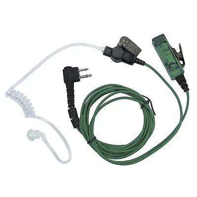 MaximalPower Camouflage Headset Earpiece PTT M1 Plug For MOTOROLA Two-Way Radios • $25.99