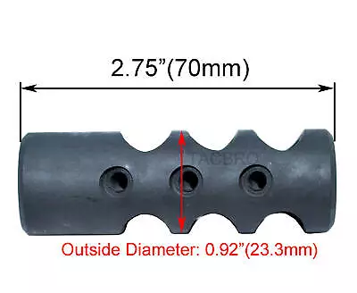 223/556 All Steel Competion 1/2x28 TPI Muzzle Brake With Crush Washer • $26.99