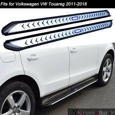 2Pcs Nerf Bar Side Step Running Board Fits For Volkswagen VW Touareg 2011-2018 • $309