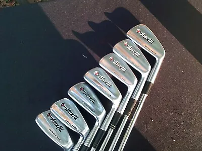 $224.95 • Buy Vintage Dunlop Maxfli Australian Blade Iron Set 3-9 Irons. Reg. Steel. Looky!