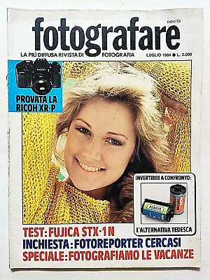 £8.50 • Buy Photograph July 7-1984 Fujica STX-1N - Ricoh Xr-P - Perutz - Agfa Magazine