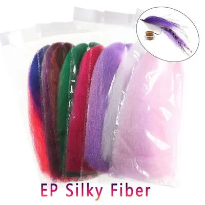 16Packs Fly Tying Long EP Silky Minnow Fiber Soft Synthetic Hair Lure Material • $49.98