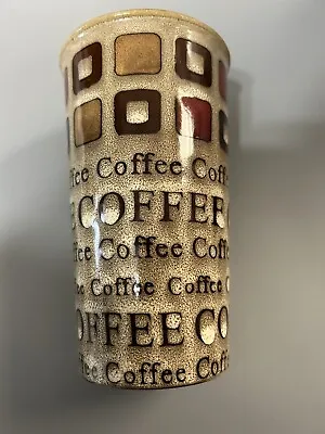 Vintage Mr Coffee 18oz. Ceramic Coffee Tea Cup Travel Tumbler • $13.95