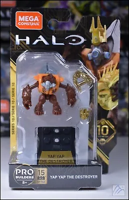 Halo Heroes Series 10 Mega Bloks Construx Yap Yap The Destroyer Minifigure Gft42 • $52.19
