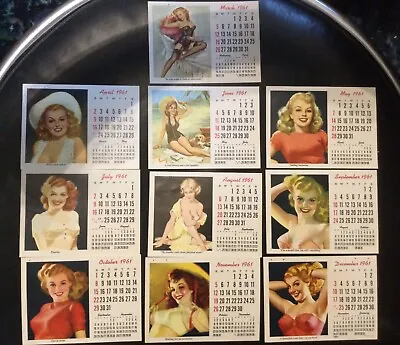 £14 • Buy 1961 Men’s Glamour Desktop Calendar
