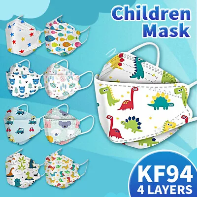 ✅20-100 Kids KF94 Face Masks ✅Fish Type Protective Cover Mouth Shield 4PLY Mask • $12.87