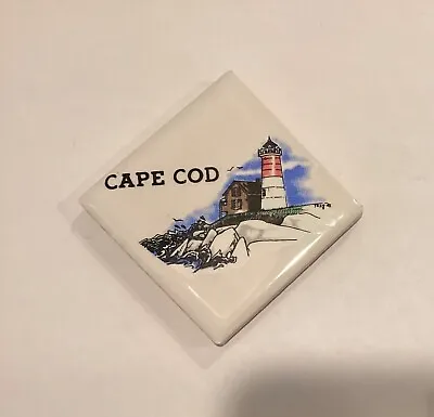 Cape Cod Lighthouse Ceramic Fridge Magnet H2 • $4.99