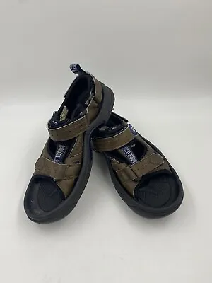 Foot Joy Golf Sandals Brown Leather Spiked Shoes Men’s Size 7M 45641 FJ • $20