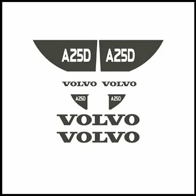 Volvo A25D Decals Sticker Kit For Articulated Dump Truck • $116.58