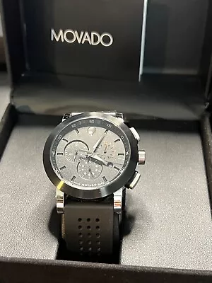 Movado Museum Sport Men's Black Wristwatch - 07.1.14.1162 • $349