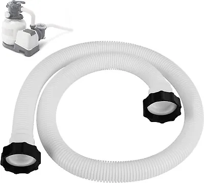 5m Swimming Pool Hose Filter Replacement Pipe 38mm Diam Flexible Suction Pump • £18.99
