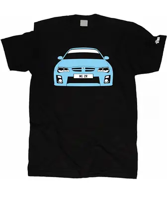 CUSTOM HTees T-shirt - MG ZR  (Rover)  Pick Car Colour & Plate S-XXXL • £21.99