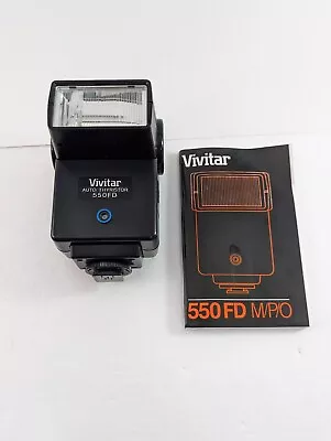 Vivitar 550FD M/P/O Auto Thyristor Flash  For Minolta/Pentax/Olympus/Canon • $12.50