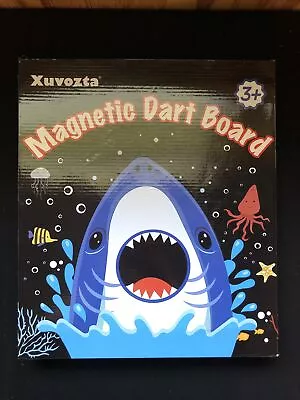 Xuvozta MAGNETIC Dart Board For Kids Shark BLUE Toy KIDS Game • $12.99