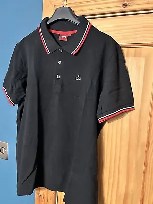 Merc London Black Polo Shirt Size L • £4.99