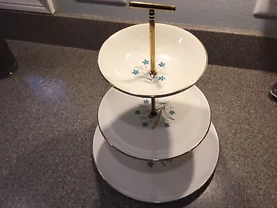Vintage 3 Tier Candy/cookie Server Floral (pre-owned) • $19.99