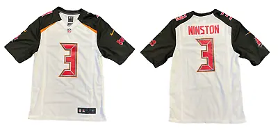 Tampa Bay Buccaneers Jersey Men's Nike NFL Road Top - Winston 3 - New • £31.99