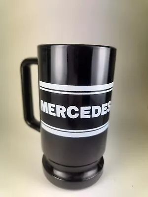 Mercedes-Benz Coffee Tea Mug Ceramic Black Sleek Shape • $19.99