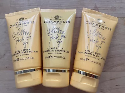 £4.99 • Buy Champneys Citrus Blush Set Body Lotion Shower Gel Set 50ml