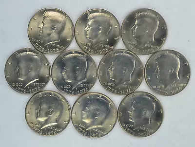 BU Roll Of Twenty (20) 1976 D Clad Kennedy Half Dollars • $21.99