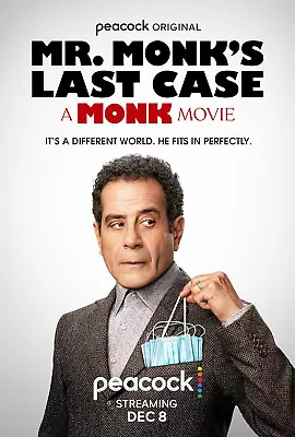 Mr. Monk's Last Case: A Monk Movie (2023) Movie DVD New • $19.99