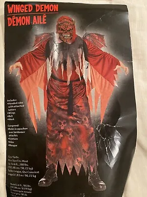 Mens Demon Costume Size One Size Fits Most. Halloween Costume • $20