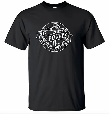 £10.99 • Buy The Pogues T-Shirt - Anchor Logo, Irish, Punk Regular Unisex UK Fast Free Post