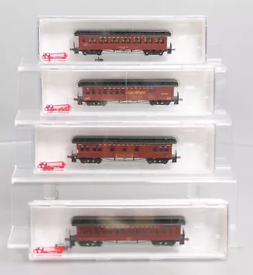 Roundhouse 89415 N Scale Pennsylvania 50' Overland Passenger Car Set LN/Box • $129.99