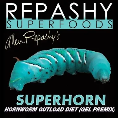 $15 • Buy Repashy Superhorn Hornworm Gutload Diet Bearded Dragon Iguana Reptile Lizard