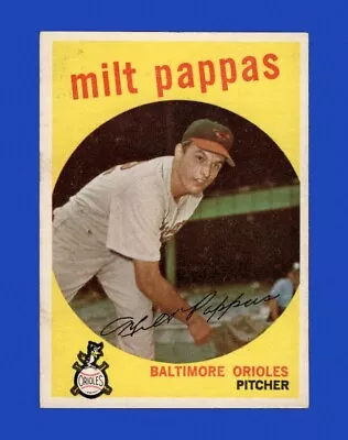 1959 Topps Set-Break #391 Milt Pappas NR-MINT *GMCARDS* • $0.79