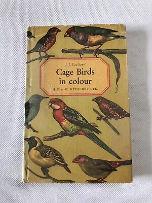 Cage Birds In Colour J J Yealland 1964 Bird Animal Zoology Reference Guide Book • £12