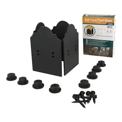 OZCO 56690 Laredo Sunset 6x6 Faux Post Base Plates Kit • $56.99