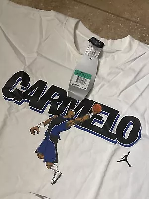 AIR JORDAN Vintage T Shirt Early 2005 Brand New XL Carmelo • $34.99