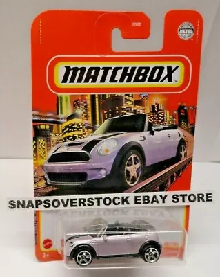 2021 Matchbox Purple 2010 Mini Cooper S Cabrio Mbx Metro Series Mbx #52 Vhtf • $8.95