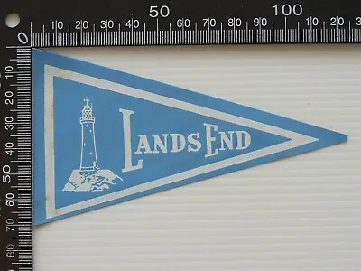 Small Vintage Lands End England Uk Souvenir Vinyl Pennant Wall Flag • $4.17