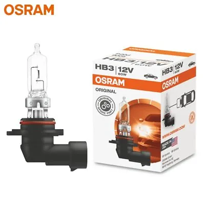 OSRAM HB3 9005 Car Headlight 12V 60W Original Bulb 3200K Standard High Low Beam • $8.15