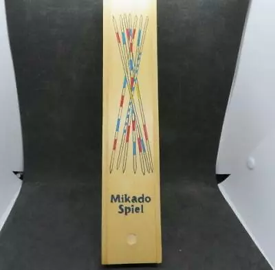 Mikado Spiel Pick Up Sticks Game R0573 Regal Gifts New In Wooden Box • $7.94